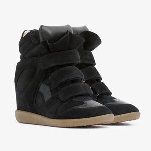 Isabel Marant BEKETT leather wedge sneakers $300